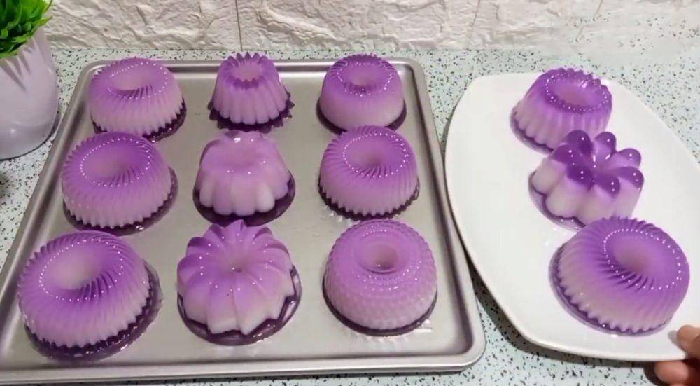 ilustrasi puding anggur leci mini (YouTube.com/Dapur Mama Yarni)