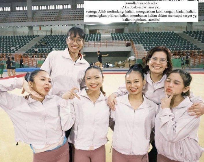 Rifda beri dukungan kepada kontingen DKI Jakarta (dok.instagram.com/rifda_irfanaluthfi)