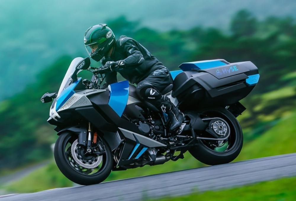Kawasaki Pamerkan Prototipe Sepeda Motor Berbahan Bakar Hidrogen