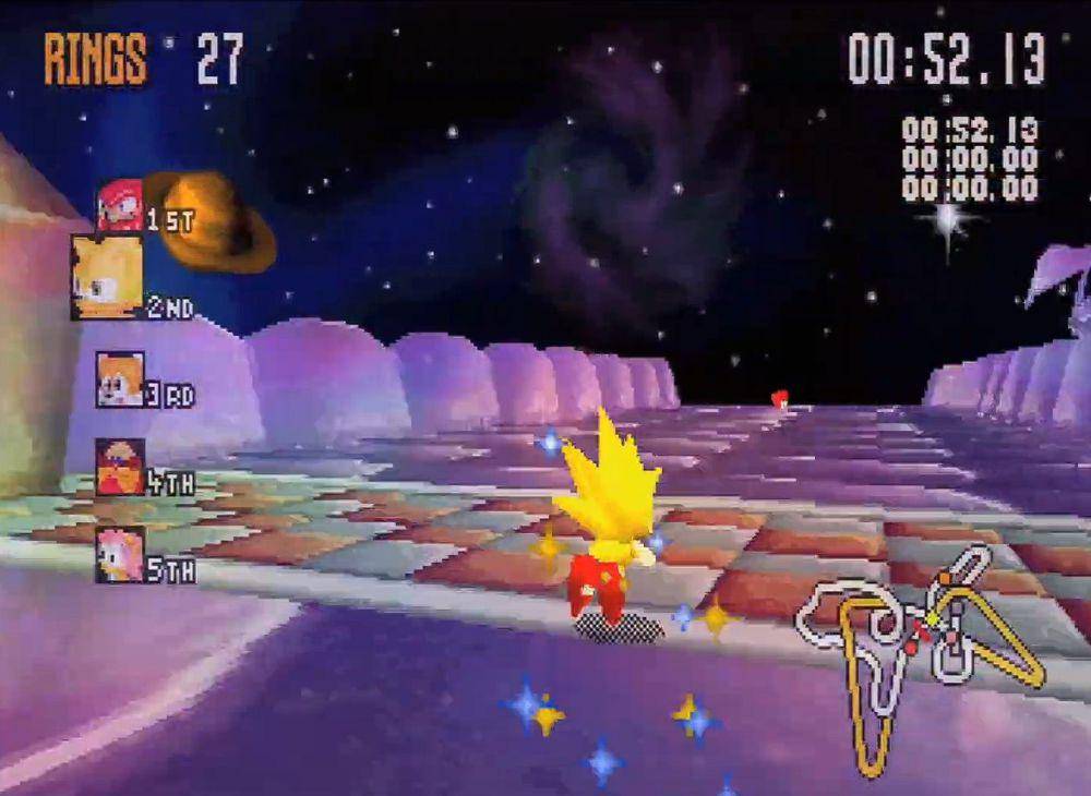 cuplikan Sonic R (dok. SEGA/Sonic R)