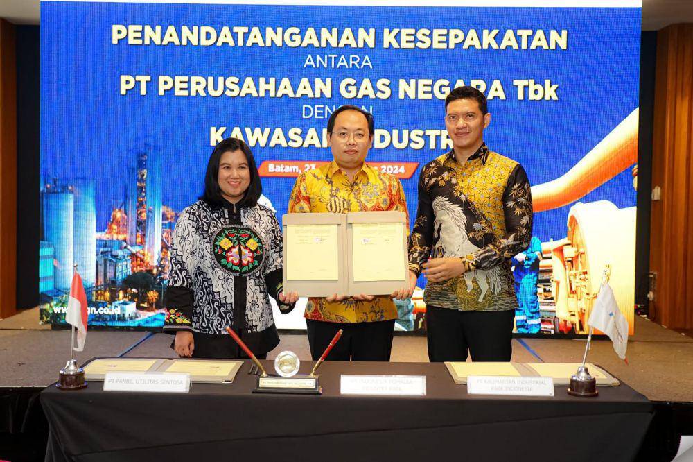 PT PGN Tbk selaku Subholding Gas Pertamina menjalin sinergi dengan Kementerian Perindustrian (Kemenperin) demi menciptakan dukungan pemenuhan kebutuhan gas bumi bagi kawasan industri (KI). (dok. PGN)