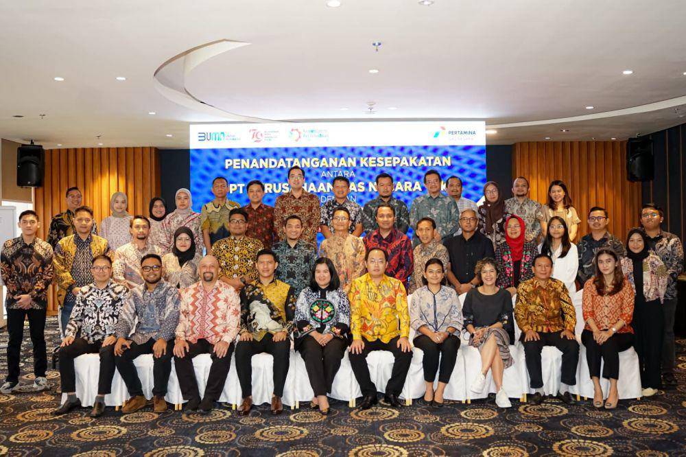 PT PGN Tbk selaku Subholding Gas Pertamina menjalin sinergi dengan Kementerian Perindustrian (Kemenperin) demi menciptakan dukungan pemenuhan kebutuhan gas bumi bagi kawasan industri (KI). (dok. PGN)