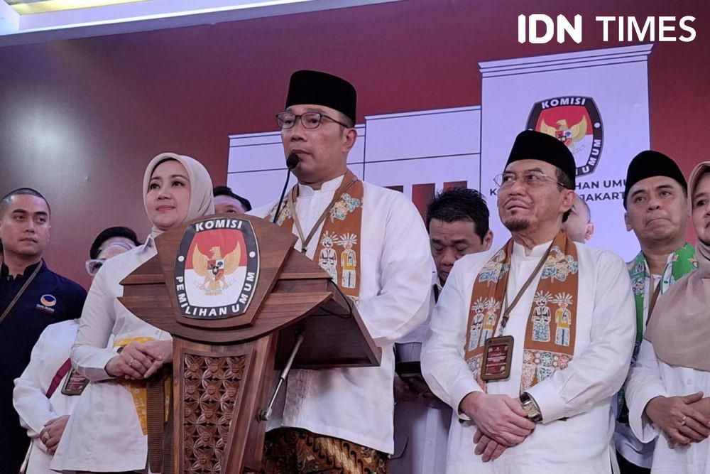 Struktural Timses Ridwan Kamil-Suswono Diumumkan Besok