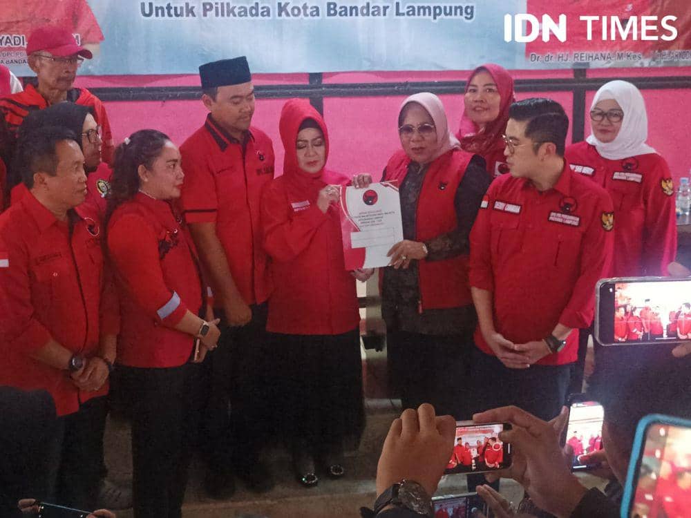 Sah! PDIP Dukung Eks Kadinkes Reihana Maju Pilwakot Bandar Lampung