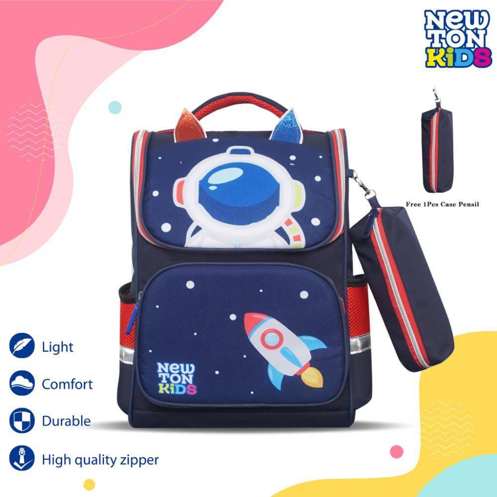 Ilustrasi tas sekolah astronot (Shopee/Newtonkids_id)