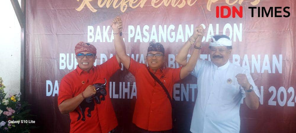 Komang Gede Sanjaya, Made Urip, dan Made Dirga (IDN Times/Wira Sanjiwani)
