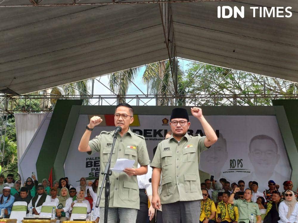 Ratu Dewa-Prima Salam Janjikan Aliran Air Bersih Jika Menang