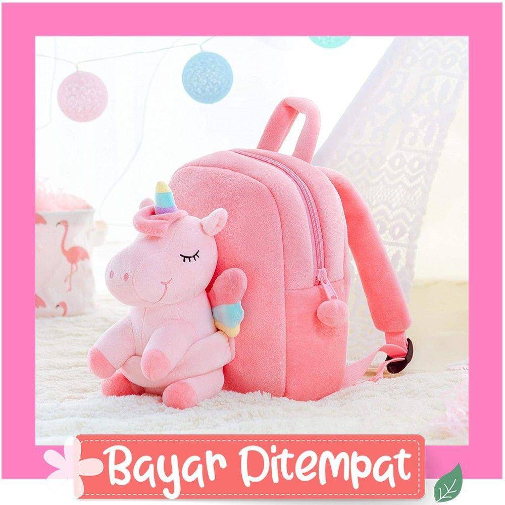 Ilustrasi tas sekolah unicorn (Shopee/Tas Ransel Import Murah)
