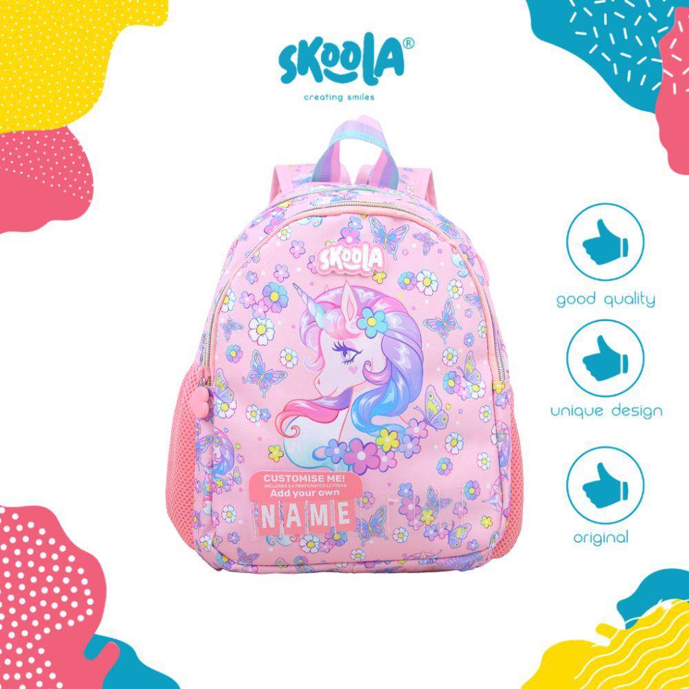 Ilustrasi tas sekolah unicorn (Shopee/SKOOLA)
