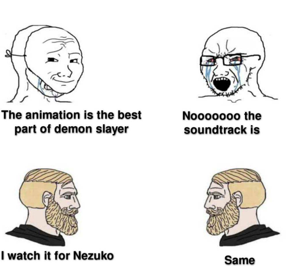potret meme lucu Nezuko (reddit.com/user/OpGotReddit)
