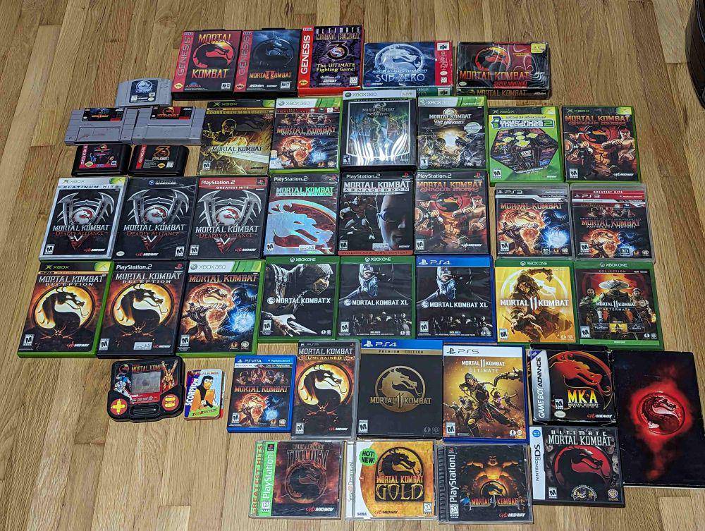 potret koleksi Mortal Kombat (reddit.com/user/nomercyvideo)