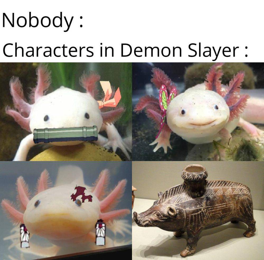 potret meme lucu Nezuko (reddit.com/user/fissure12)