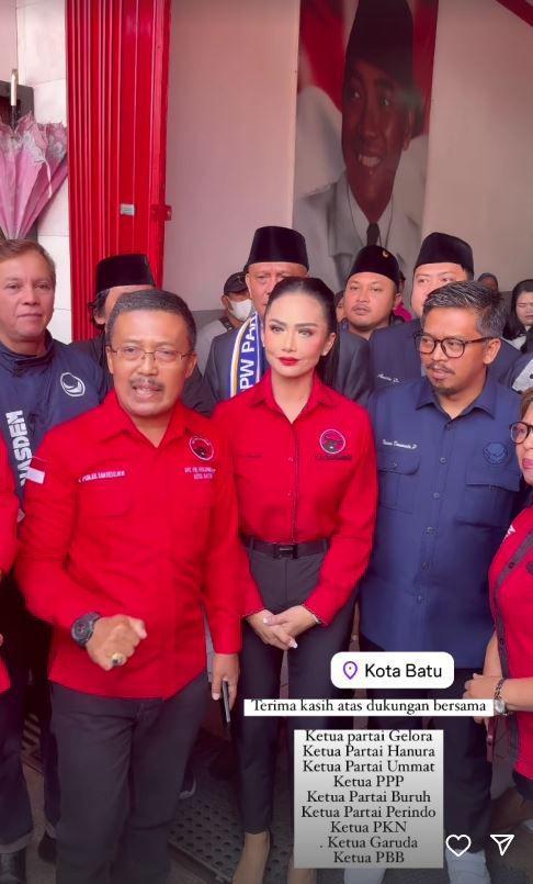 Kris Dayanti maju Pilkada (Instagram.com/krisdayantilemos)
