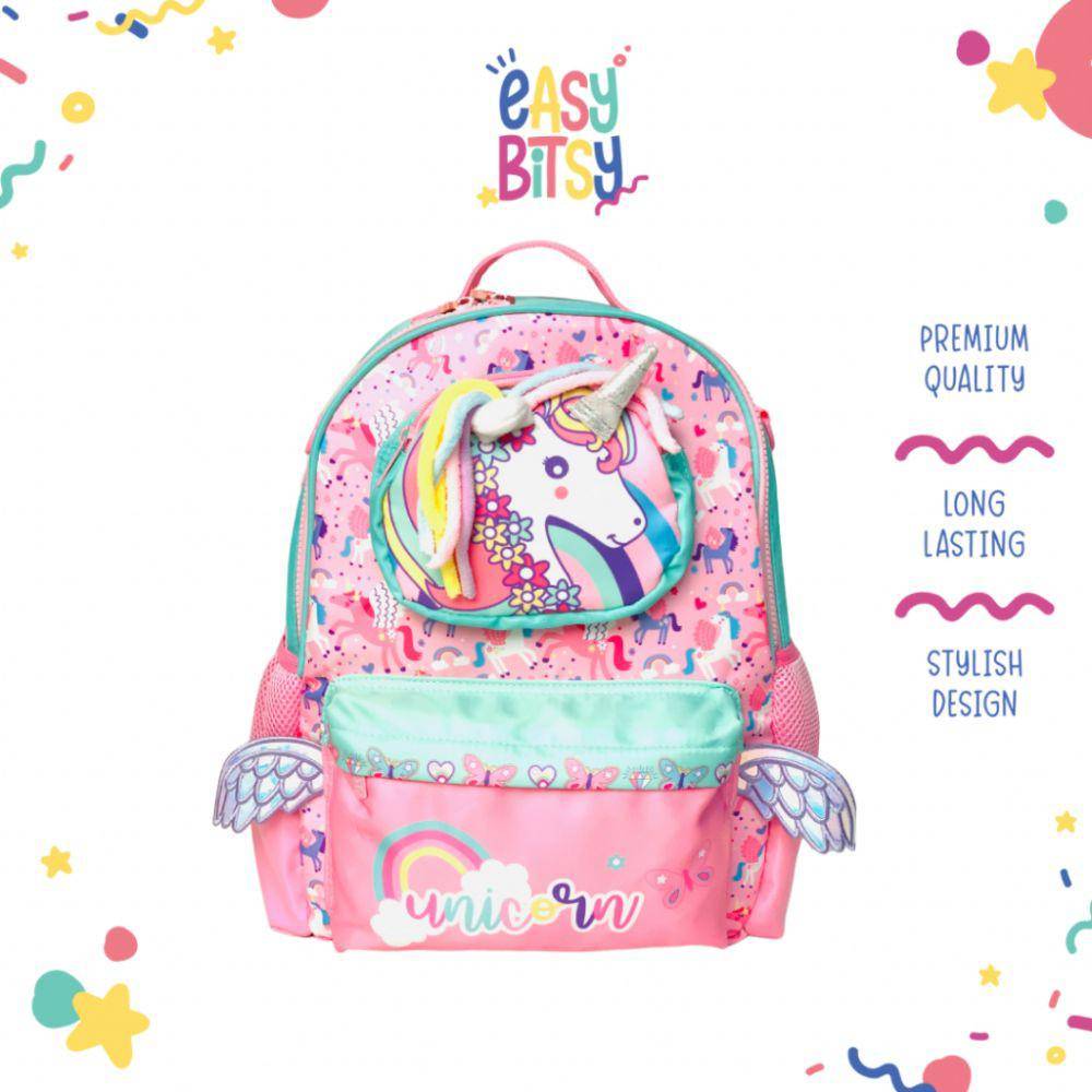 Ilustrasi tas sekolah unicorn (Shopee/Easy Bitsy Official Store)