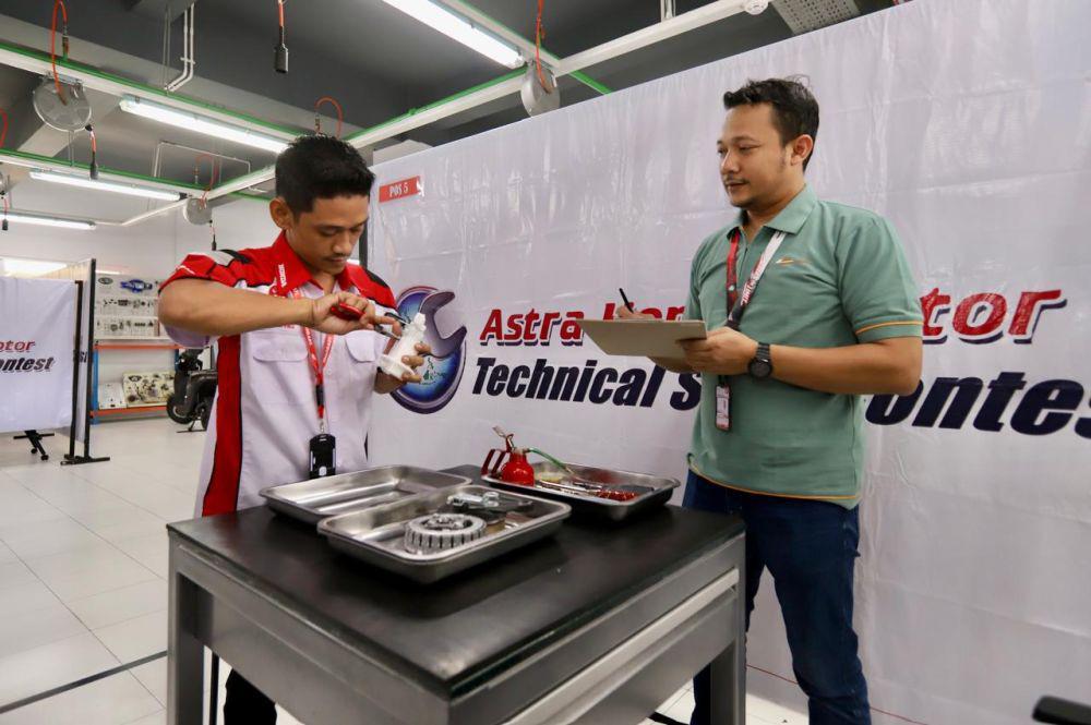 AHM Menguji Keterampilan Teknisi di Ajang Technical Skill Contest 2024