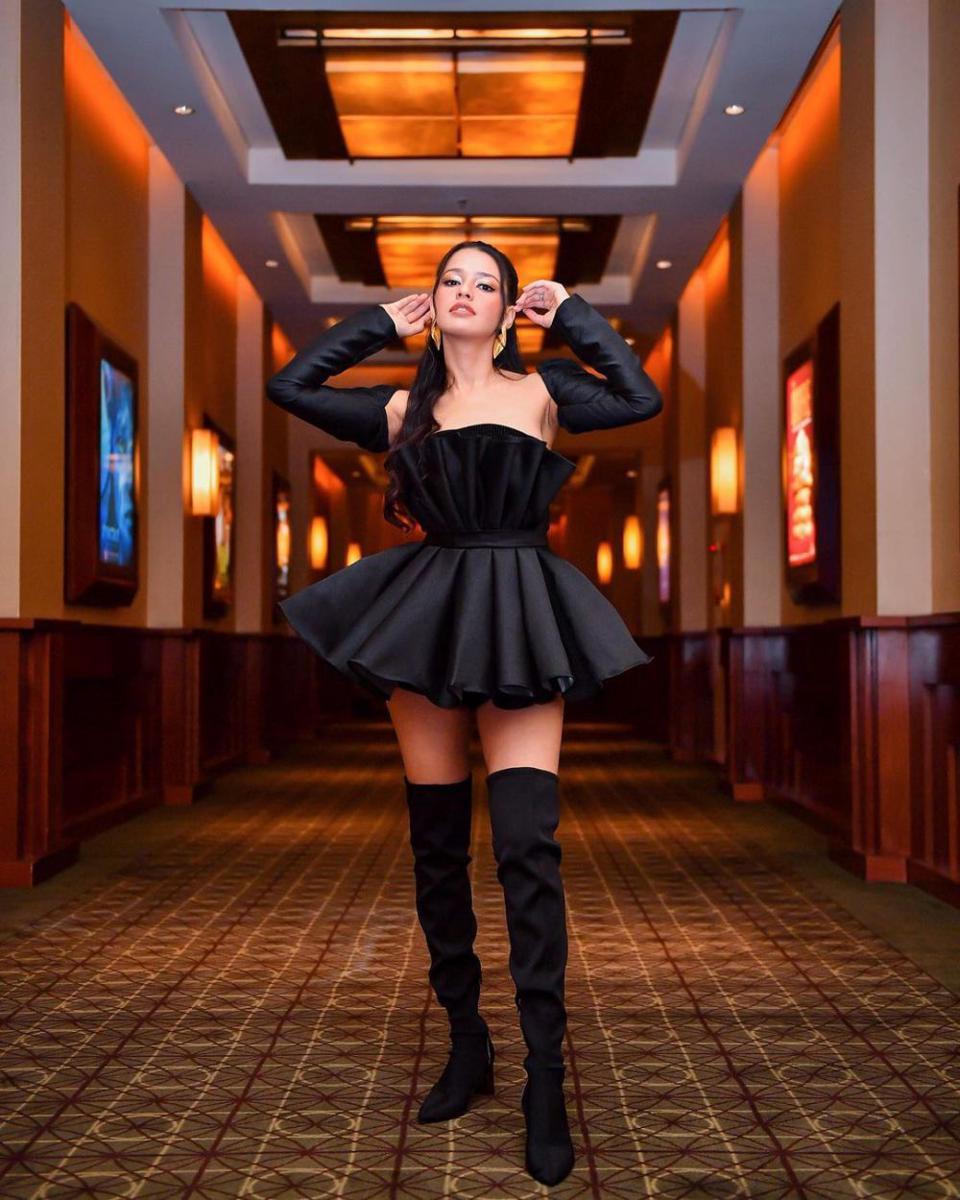 referensi all black outfit ala Susan Sameh (instagram.com/susansameeh)