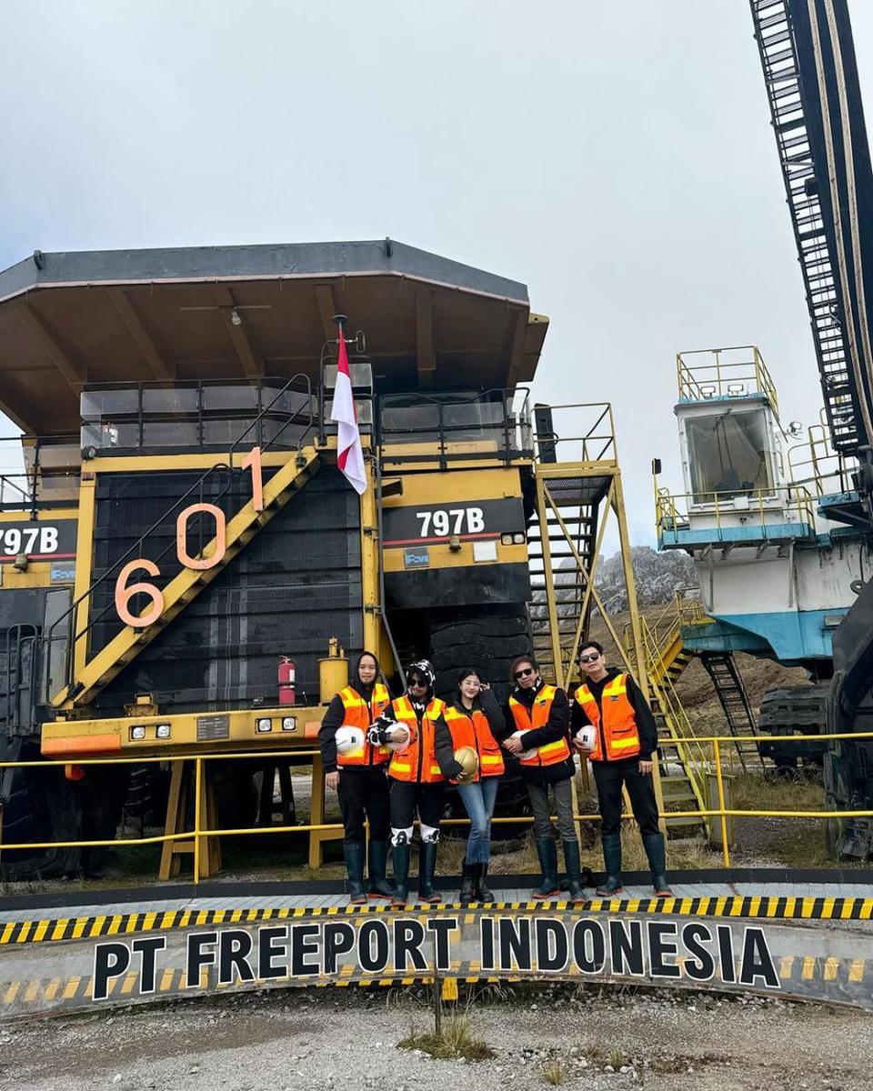 potret Ghea Youbi ke Freeport (instagram.com/gheayoubi)