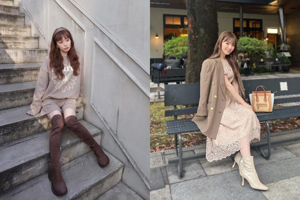 7 Mix and Match Outfit Pakai Boots ala Yukako Kurosaka, Super Kece!