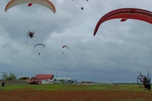 Atlet Paramotor Binaan Lanud Pangeran M. Bun Yamin, Adi Ayang Syah sukes memborong 3 medali Olahraga Dirgantara (Ordirga). (IDN Times/Istimewa)