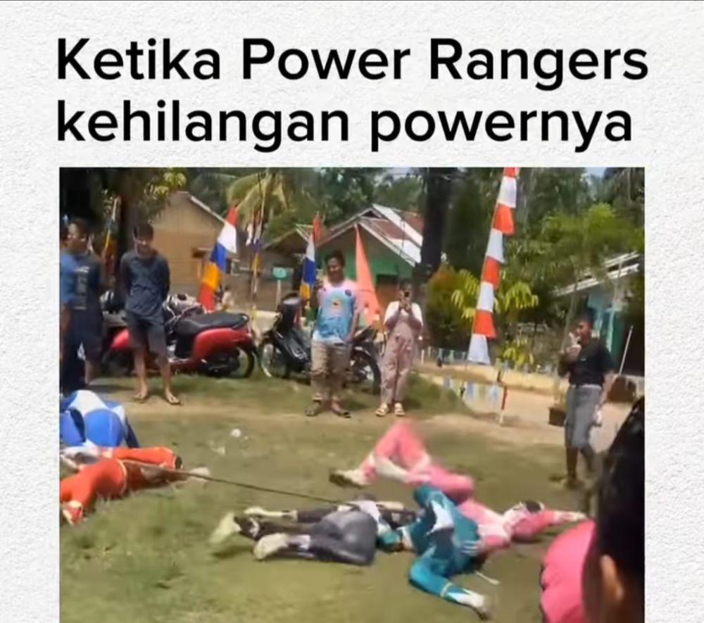 meme Power Rangers (instagram.com/lawak.laris)