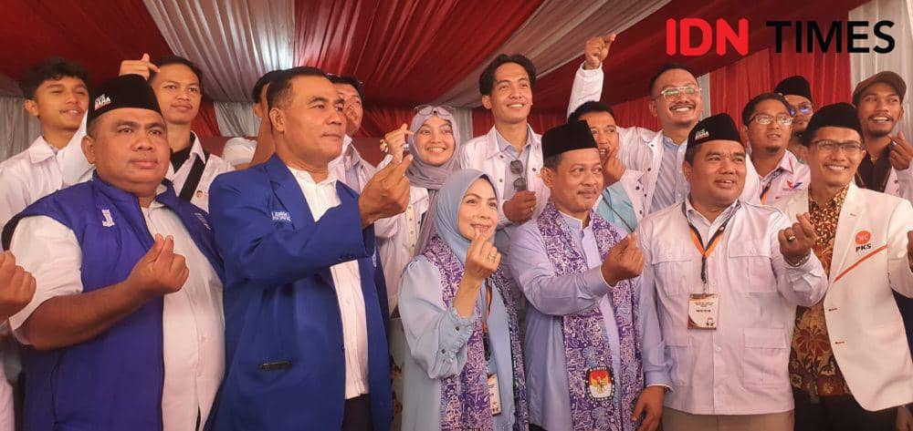 Resmi Daftar, Istri Yandri Optimis Menang Lawan Anak Atut di Serang