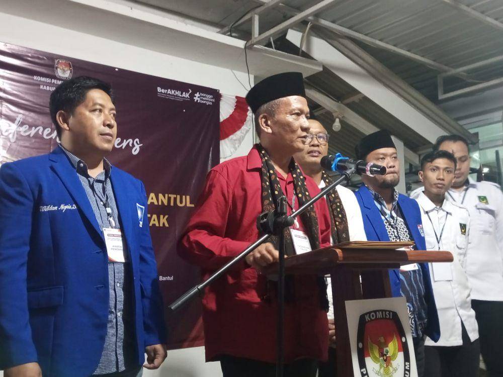 Calon bupati Bantul, Untoro Hariadi.(IDN Times/Daruwaskita)