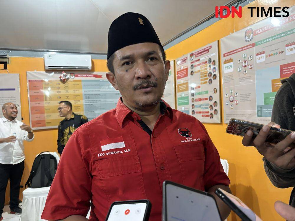 Ketua DPC PDIP Kota Yogyakarta, Eko Suwanto. (IDN Times/Herlambang Jati Kusumo)