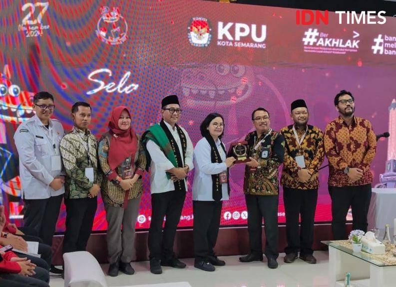 Pasangan bakal calon Wali Kota dan Wakil Wali Kota Semarang yang diusung PDIP, Agustina Wilujeng dan Iswar Aminuddin. (IDN Times/Anggun Puspitoningrum)