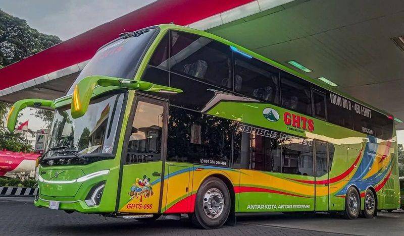 potret sleeper bus PO Gunung Harta (facebook.com/Galeri Transportasi Indonesia)