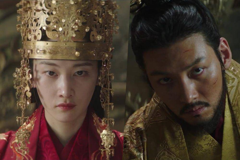 potret Jeon Jong Seo dan Ji Chang Wook dalam drama Korea Queen Woo (dok. TVING)