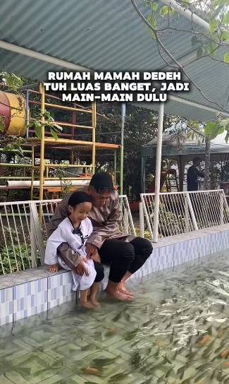 Irfan Hakim berkunjung ke rumah Mamah Dedeh (instagram.com/irfanhakim75)