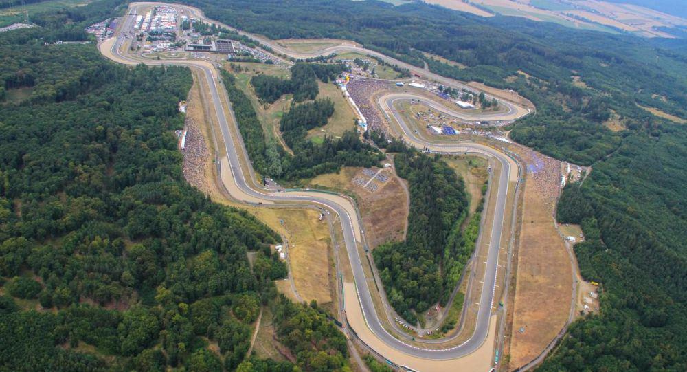 tampilan Sirkuit Brno dari sisi atas (x.com/MotoGP)
