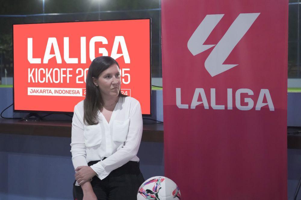 Representative LaLiga di Indonesia, Almudena Gomez (Dokumentasi Footballicious-LaLiga)