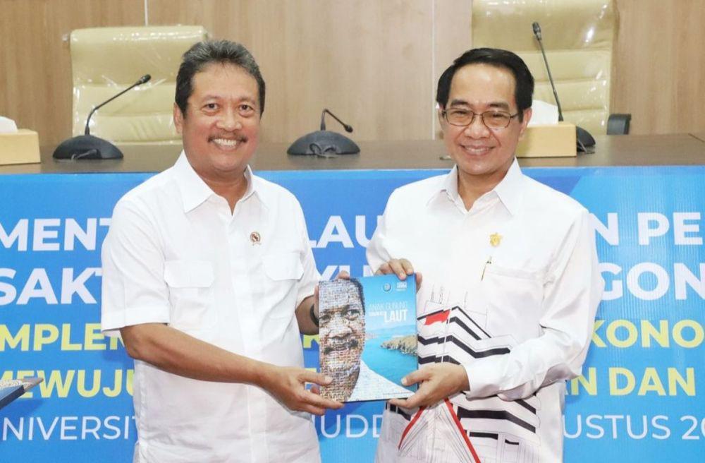 Di Unhas, Menteri Trenggono Paparkan Pentingnya Ekonomi Biru