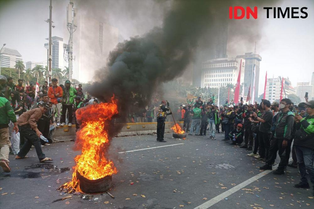 Ojol Ancam Demo Lebih Besar jika Tuntutan Tak Dipenuhi dalam 2 Minggu