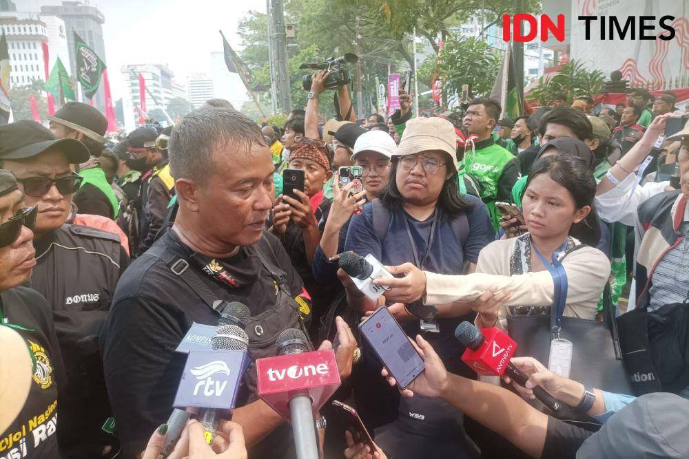 Ketua Divisi Hukum Koalisi Ojol Nasional, Muhammad Rahman Tohir (IDN Times/Dini Suciatiningrum)