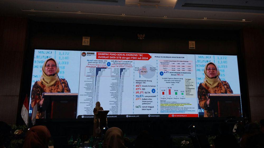 Pemaparan materi oleh Asisten Deputi Pengendalian dan Penanggulangan Penyakit (IDN Times/Ryzka Tiara)