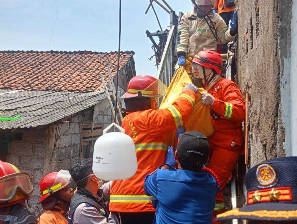 Kebakaran di Bekasi tewaskan ibu hamil. (istimewa)