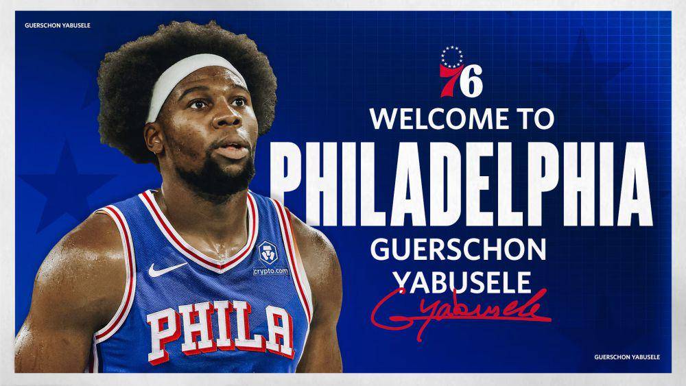 Guerschon Yabusele diperkenalkan Philadelphia 76ers. (nba.com)