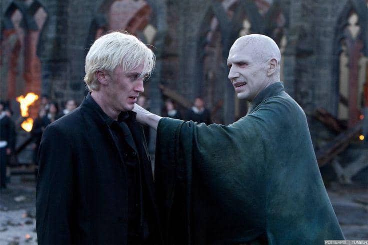 Behind the Scene Draco Malfoy dan Voldemort