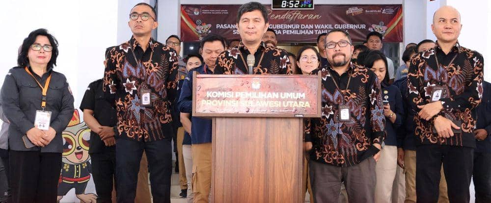 43 Calon Kepala Daerah di Sulut Daftar Pilkada 2024