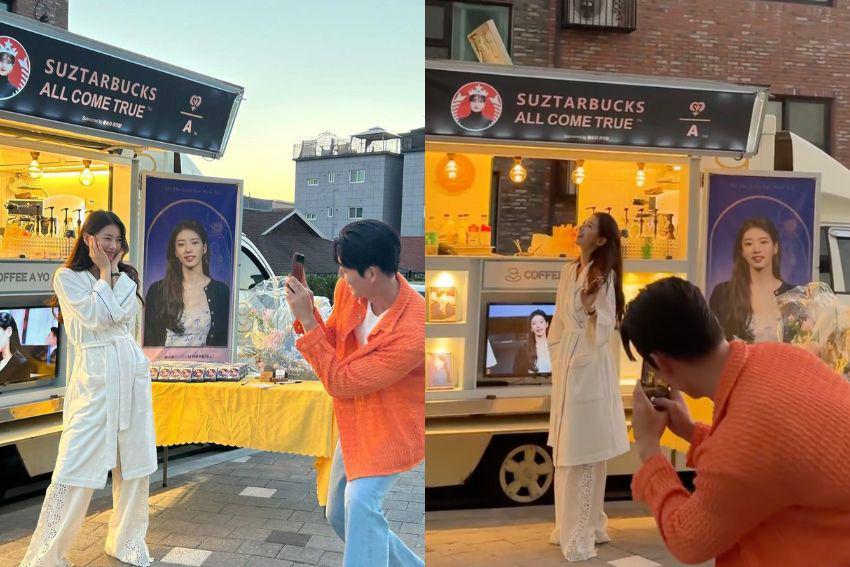 potret kedekatan Bae Suzy dan Kim Woo Bin (instagram.com/skuukzky)