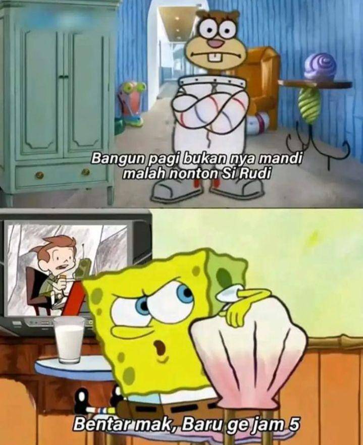 meme nonton kartun (instagram.com/memecomic.id)