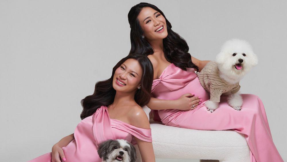 7 Potret Patricia Gouw Maternity Shoot Bareng Sahabat, Kompak!