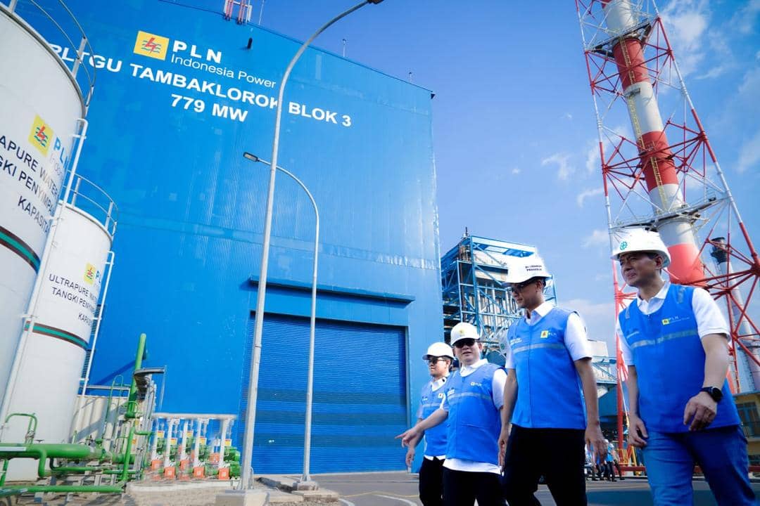 PT PLN (Persero) melalui sub holding PLN Indonesia Power meresmikan pengoperasian Pembangkit Listrik Tenaga Gas dan Uap (PLTGU) Tambak Lorok Blok 3 yang berkapasitas 779 Megawatt (MW) di Semarang, Jawa Tengah pada Jumat (30/8/2024). (Dok. PLN)