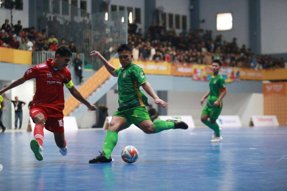 Duel Sumut kontra NTT di Gor Futsal Dispora Sumut (dok.media futsal PON)