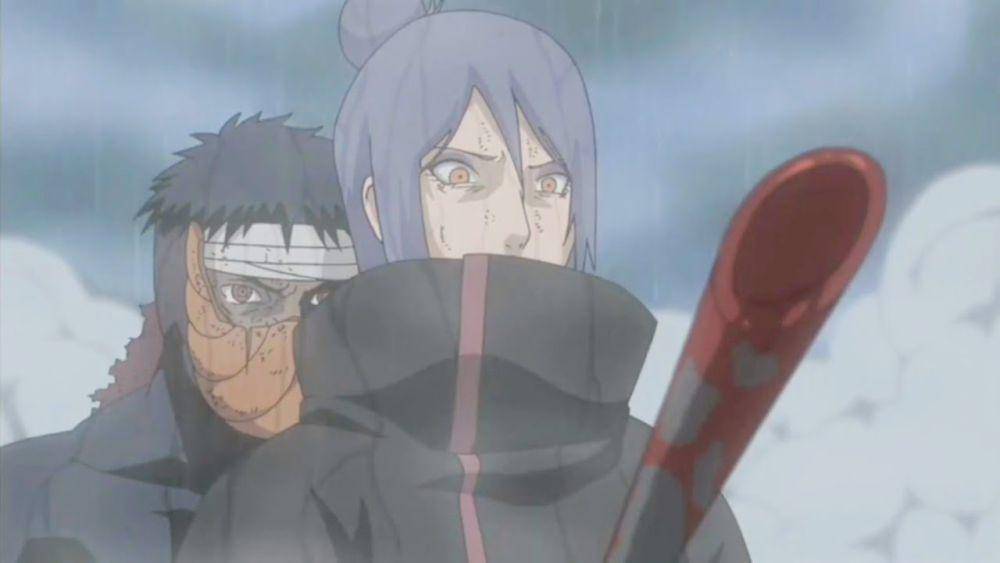 Obito membunuh Konan. (dok. Pierrot/Naruto: Shippuden)