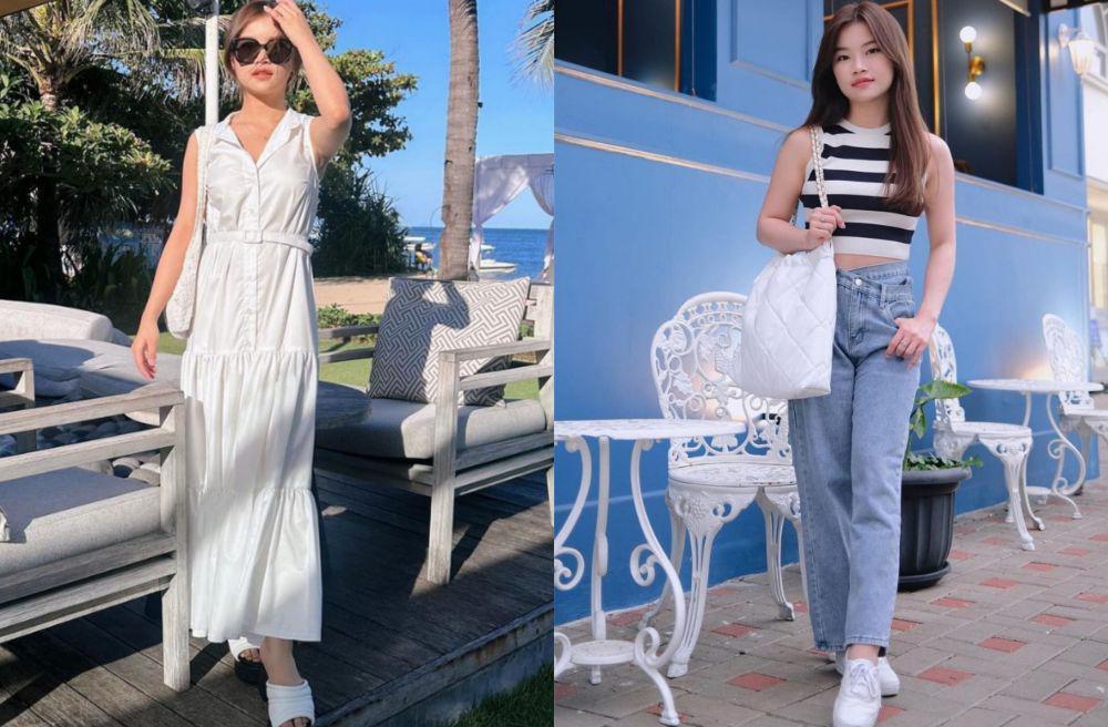9 Ide Styling Outfit Sleeveless ala Chelsya Laurent, Super Comfy!