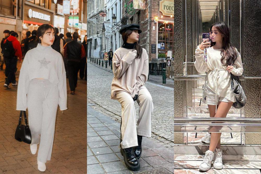 ide mix and match sweater ala Fujianti Utami (instagram.com/fuji_an)