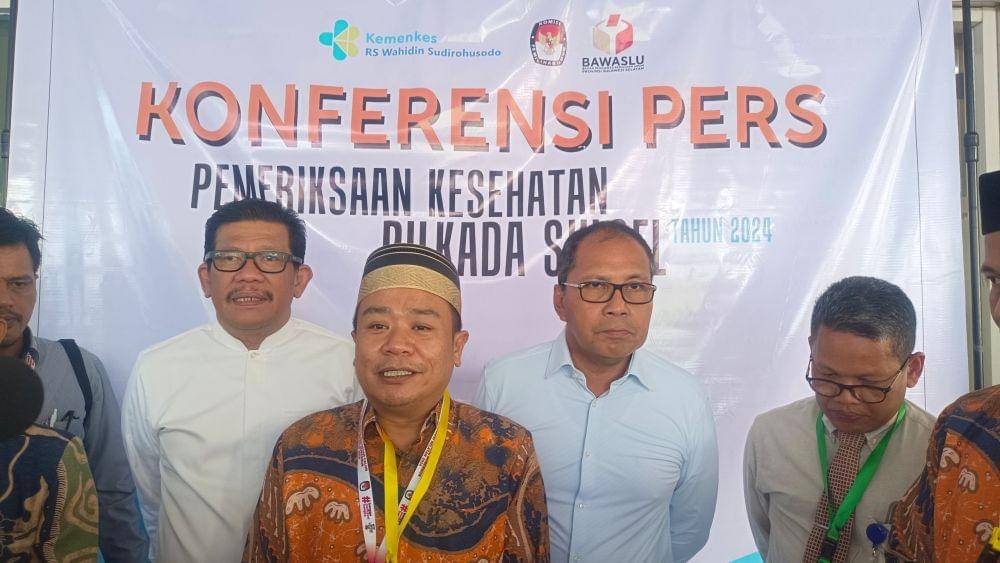 KPU Sulsel menjalankan tahapan pemeriksaan kesehatan untuk calon gubernur dan wakil gubernur, Jumat (30/8/2024)/Istimewa
